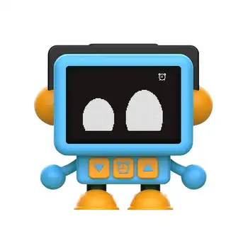 Танцующий будильник-бот | Bluetooth Анимированный ЖК-цифровой детский будильник